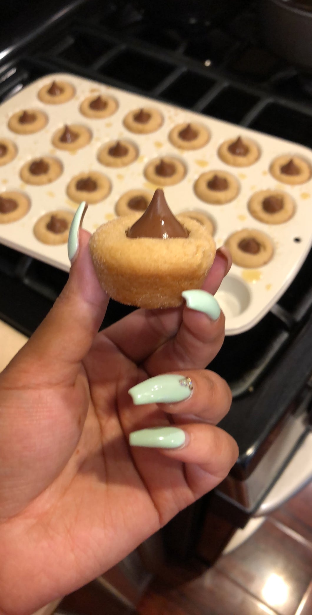 Peanut butter blossoms